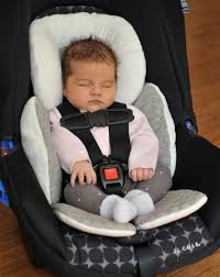 Jj Cole S Reversible Body Support Has Soft Velour On One Side And A Breathable Embroidered Knit On The Other Baby Car Seats Child Car Safety Newborn Stroller