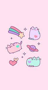 Pink Pastel Kawaii Iphone Wallpaper Milye Oboi Pushin Koshachi Oboi