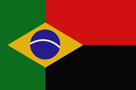 Agitando bandeiras da república portuguesa. Bandeira De Portugal E Do Brasil