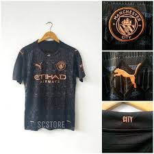 In recent seasons, nike have favoured a darker away shirt which has either been black or navy. Jersey Manchester City Away Official 2020 2021 Futsal Shirt Men S Soccer Shirt Grade Ori Shopee Malaysia