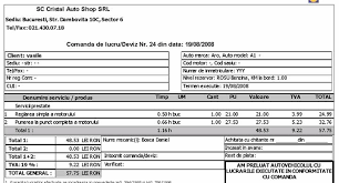 Documentaţiile tehnice necesare în vederea obţinerii avizelor/acordurilor/autorizaţiilor. Model Deviz Lucrari Reparatii Auto Excel