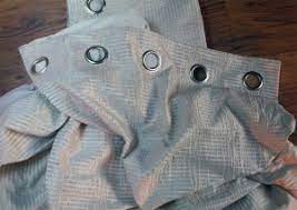 If you are certain the curtains will not be moved to another window, shortening them is the best approach. How To Shorten Eyelet Curtains Ring Tops Step By Step