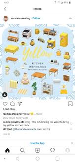 Pin By Lauren Nossaman On Ac A Pk Animal Crossing Yellow Kitchen Inspiration Photo