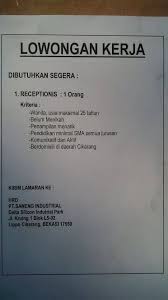 Check spelling or type a new query. Kumpulan Ilmu Dan Pengetahuan Penting Lowongan Kerja Tanpa Ijazah