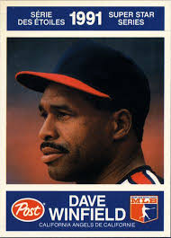 Auction Prices Realized Baseball Cards 1991 POST CEREAL CANADIAN Dave  Winfield