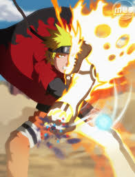 Naruto In Tailed Beast Chakra Mode And Sage Mode Double Power By Marayu9 Deviantart Com On Deviantart Ani Naruto Uzumaki Naruto Sage Naruto Shippuden Anime