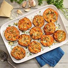 Garlic Butter Smashed Yams Save On Foods Yams Recipe Yams Recipe Healthy Sweet Potato Dinner