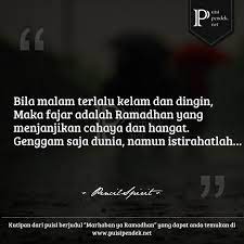 Semoga bukaku akan menutup ibadahku hari ini. Puisi Tentang Marhaban Ya Ramadhan 5 Bait Oleh Pencilspirit