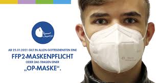 Darüber hinaus beschloss der senat, die maskenpflicht in geschäften zu. Ab Montag 25 Januar Ist Es In Den Gottesdiensten Pflicht Eine Ffp2 Oder Op Maske Zu Tragen St Liudger In Munster