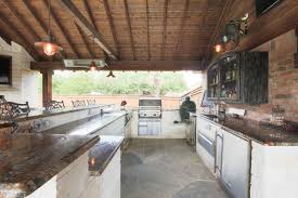 The sisal cabinet handles, rustic finishes of floor and the cabinets' window frame complete the charm. Outdoor Kitchens Patio Covers Fort Worth Burleson Tx Hillman Outdoor Living