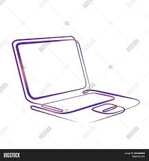 Figure Brush Contour Image Photo Free Trial Bigstock