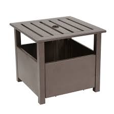 We gave our portside umbrella side table its rustic look by wire brushing its solid wood frame and adding a perfect for holding the umbrella of your choice, pop this side table in between chairs to keep you cool in the. Longshore Tides Tiana Aluminum Free Standing Umbrella Base Reviews Wayfair