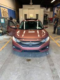 / they replaced my fender, colors were slightly off. Maaco Rose Gold Civic We Can Paint A Car Any Color Facebook