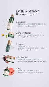 Biossance Squalane Marine Algae Eye Cream Review How To Layer At Night Skincare Routine In 2020 Safe Skincare Skin Care Brands Skin Care Routine