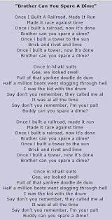 Brother Can You Spare A Dime Lyrics A Dime Lyrics Lyric Art