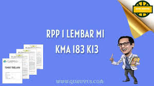 Berikut ini yakni berkas rpp aqidah akhlak kelas 7 kurtilas / kurikulum. Rpp Akidah Akhlak Sesuai Kma 183 Mi 1 Lembar Kelas 1 6 K13 Situs Guru