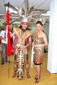 Ngepan Laki Indu Iban Iban Traditional Costume