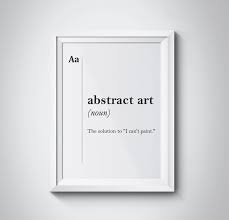 Abstract Art Definition Artist Gift Dictionary Artist Studio Etsy Gifts For An Artist Artist Gifts Word Wall Art