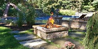 This fire pit combines a strong steel construction with very attractive designs that are cut into the surface of the pit, therefore, allows the mellow glow of the fire to flicker. Outdoor Fire Pit Design Ideas Landscaping Network
