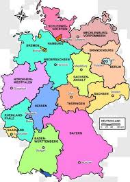 Die Lander Der Bundesrepublik Deutschland Bzw Die Deutschen Bundeslander Seit Dem Deutschland Karte Bundeslander Deutsche Bundeslander Landkarte Deutschland