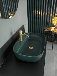 trendy and colorful washbasin designs