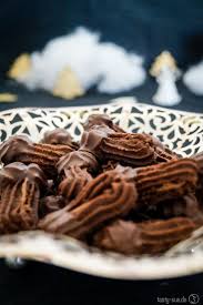 Barentatzen Schokospritzgeback Mit Nougat Tasty Sue Kekse Backen Rezept Rezept Kekse Platzchen Backen Weihnachten