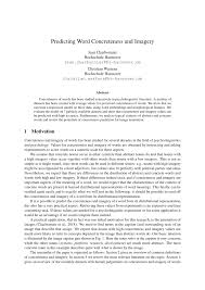 I suddenly ran to the door.; Pdf Predicting Word Concreteness And Imagery