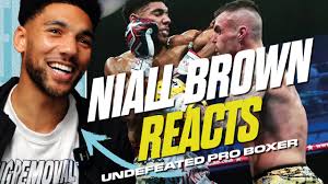 Pro Boxer, Niall Brown Reacts to his Knockout UK No.1 Muay Thai Fight!