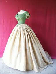 Well made 1860s dress with hoop skirt women marie antoinette ball gown victorian dress costume package includes: Ball Gown C 1864 1866 I Cannot Find Any Further Documentation On This Though I Have Seen It Labeled As A Wo Historical Dresses Vintage Gowns Victorian Fashion