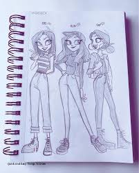 Cute Drawings Idea Cartoon Art Styles Cute Drawings Bff Drawings