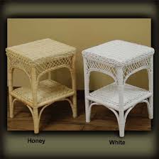 Kennebec Small Square Wicker End Table Wicker Table Outdoor Wicker Furniture Indoor Wicker Furniture