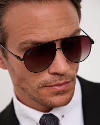 Gerald Black Aviator Sunglasses