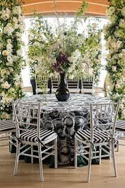 Styled Shoot Contemporary Romance Reception Table With Silver Chairs And Large Cent Reception Table Decorations Large Flower Arrangements Large Centerpiece