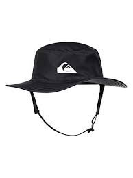 Quiksilver Men S Bushmaster Surf Sun Protection Bucket Hat Black L Xl Hats For Men Surf Hats Surf Accessories