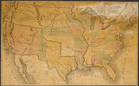 Clear, large map of the united states. Map Of The United States 1848 Humanities Texas