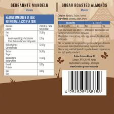 But, do you realize how much? Sugar Roasted Almonds Rum Shop Now Less Sugar 3 49