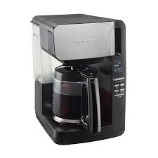 The buttons are easy to head and hamilton beach 12 cup programmable coffee maker is black and stainless steel. Hamilton Beach 12 Cup Programmable Coffee Maker Front Fill Removable Reservoir Model 46203 Walmart Com Walmart Com