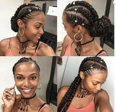 5 Braids With Hair Jewelry Natural Hair Styles Hair Styles Goddess Braids Hairstyles