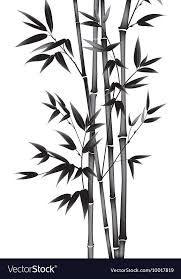 Black And White Bamboo Tree Wall Painting Bamboo In 2020 Bamboo Art Painting Painted Bamboo Bamboo Plants