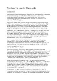 Maybe you would like to learn more about one of these? Contracts Law In Malaysia 4 Different Parties Studocu