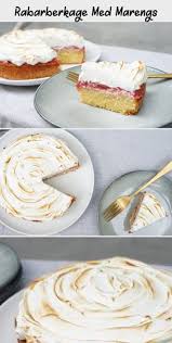 Rabarberkage Med Marengs Kayla S Blog In 2020 Dessert Recipes Desserts Recipes
