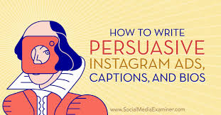 Görme engellilerden 'beyaz baston' raporuna tepki. How To Write Persuasive Instagram Ads Captions And Bios Social Media Examiner