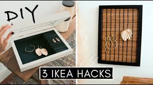 3 Etwas Andere Ikea Hacks Ribba Special Zur Diy Schmuckaufbewahrung Youtube