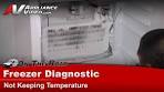 Whirlpool Freezer Repair - Not Keeping Temperature - Defrost ...