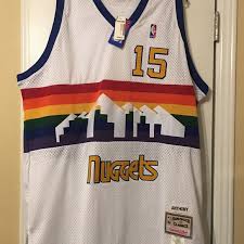 Welcome to mitchell & ness! Mitchell Ness Shirts Hardwood Classics Carmelo Anthony Nuggets Jersey Poshmark