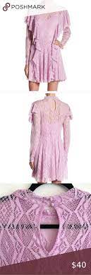 Free People Pink Lace Vintage Victorian Dress In 2020 Victorian Lace Dress Victorian Dress Clothes Design