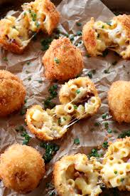Fried Bacon Mac And Cheese Bites Dash Of Savory Cook With Passion Recipe Mac And Cheese Bites Mac And Cheese Cheese Bites