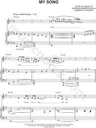 Print And Download My Song Sheet Music By H E R Sheet Music Arranged For Piano Vocal Chords And Singer Pro In Bb Major Sheet Music Song Sheet Me Me Me Song
