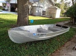 Nice Polished 14 Aluminum Jon Boat Perfect For Florida Fishing Boat Restoration Jon Boat Boat