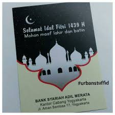 Contoh, bank mandiri yang sudah menurunkan biaya administrasi bulanan untuk kartu debit platinum sebesar rp1.000. Kartu Ucapan Lebaran Custom Tulisan Selamat Idul Fitri Kartu Lebaran Ukuran Besar Amplop Shopee Indonesia